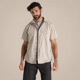 Craghoppers Kiwi Short Sleeve Outdoor Shirt in Oatmeal
