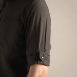 Craghoppers NosiLife Pro Long Sleeve Stretch Shirt V in Woodland Green