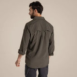 Craghoppers NosiLife Adventure III Long Sleeve Shirt in Woodland Green