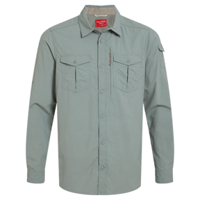 Craghoppers NosiLife Adventure III Long Sleeve Shirt in Lichen Green
