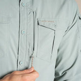Craghoppers NosiLife Adventure III Long Sleeve Shirt in Lichen Green