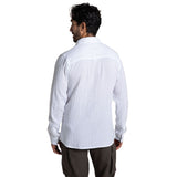 Craghoppers Mens Moro 100% Cotton Insect Repellent Long Sleeve Shirt in White