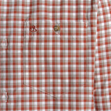 Craghoppers Mens Nuoro Insect Repellent Quick Dry Long Sleeve Shirt in Red Beach Check