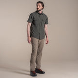 Craghoppers Kiwi II Short Sleeve UPF50+ Hiking Shirt in Cedar