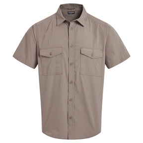 Craghoppers Kiwi II Short Sleeve UPF50+ Hiking Shirt in Pebble