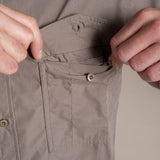 Craghoppers Kiwi II Short Sleeve UPF50+ Hiking Shirt in Pebble