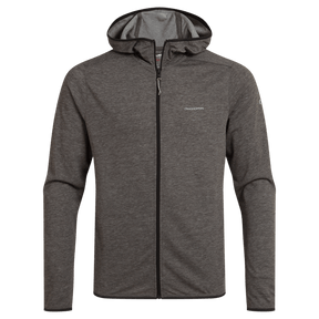 Craghoppers NosiLife Deft Hooded Travel Jacket in Black Pepper Marl