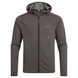 Craghoppers NosiLife Deft Hooded Travel Jacket in Black Pepper Marl