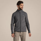 Craghoppers NosiLife Deft Hooded Travel Jacket in Black Pepper Marl