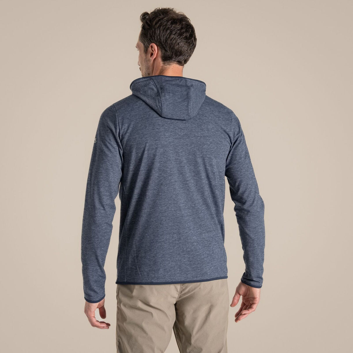 Craghoppers NosiLife Deft Hooded Travel Jacket in Blue Navy Marl