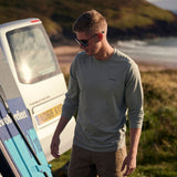 Craghoppers Mens Abel Insect Repellent Quick Dry Long Sleeve T-Shirt in Lichen Green