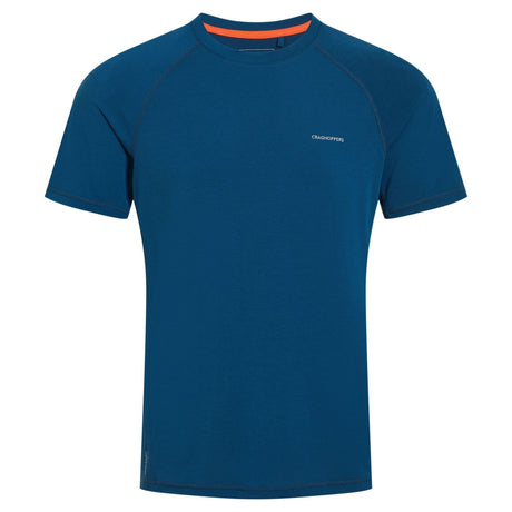Craghoppers Mens Dynamic Short Sleeved T-Shirt in Tourmline Blue - S