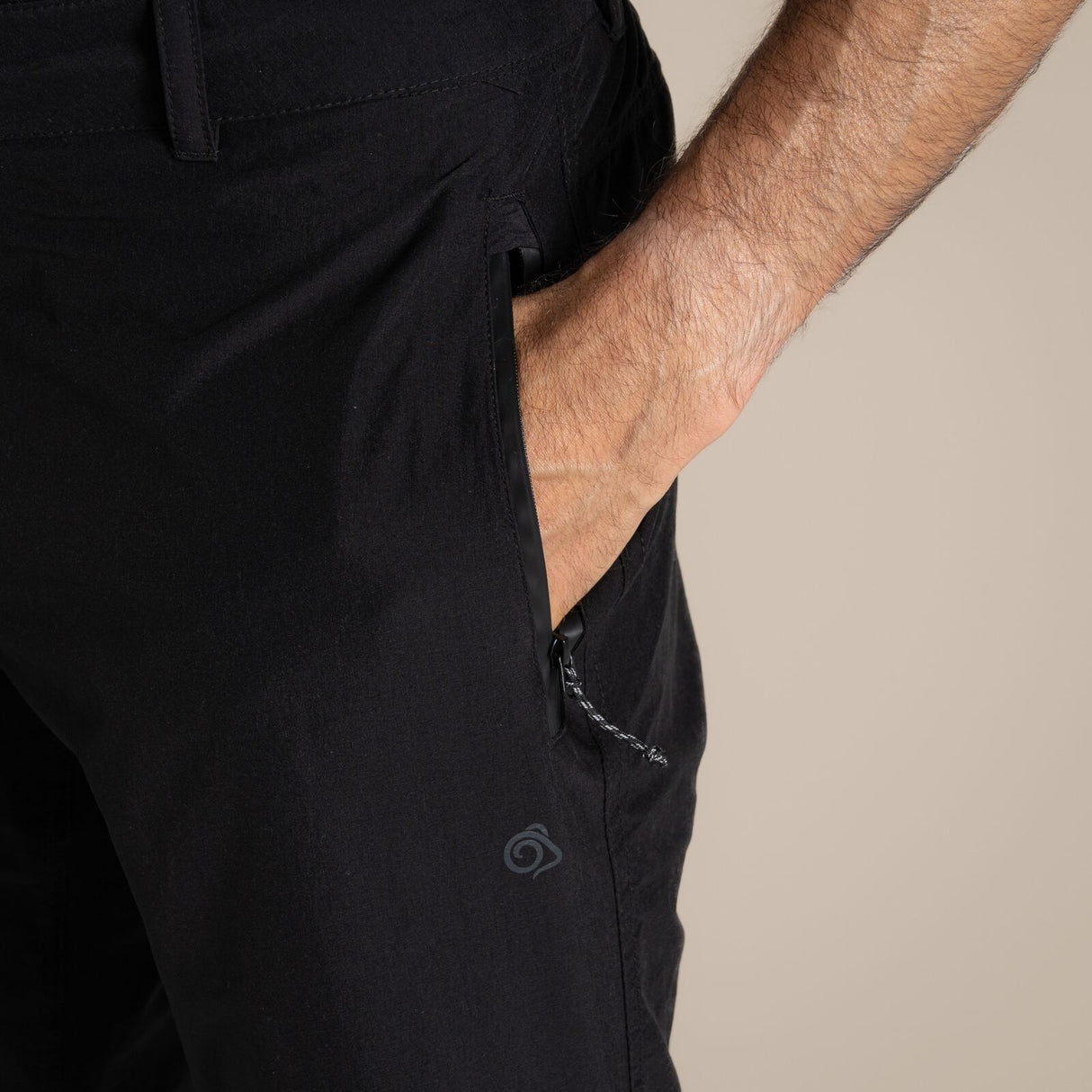 Craghoppers Mens Kiwi Pro Waterproof Trousers Pants AquaDry Hiking (Regular) in Black