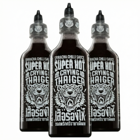 3x 440ml Crying Thaiger Thai Sriracha Sauce - Super Hot Chilli (Product of Thailand)