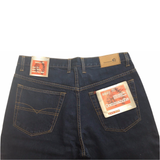 Commanche Classic Mens Straight Leg Jeans - Black Blue (Original Denim)