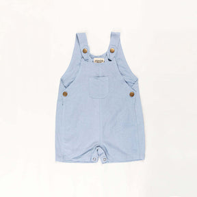 Ponchik Babies & Kids Cotton Dungarees - Capri Blue (Overalls)