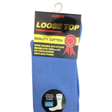 1x Pair COTTON Rich LOOSE TOP SOCKS Dress Medical Circulation Diabetic Comfort - 2-8