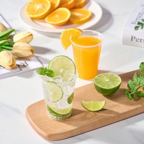 1920x 7oz/210ml Premium Clear Plastic Cups - Extra Strong PET BPA Free (Bulk)