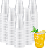 1200x 9oz (266ml) Premium Plastic Clear Cups Extra Strong PET BPA Free