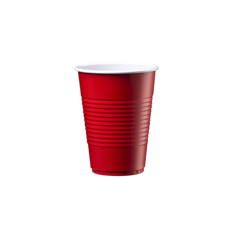 720x 9oz (266ml) Premium Plastic Red Cups Extra Strong PET BPA Free