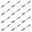 12x Stainless Steel "Narrow" Teaspoons for Condiments, Spices & Tasting Jars