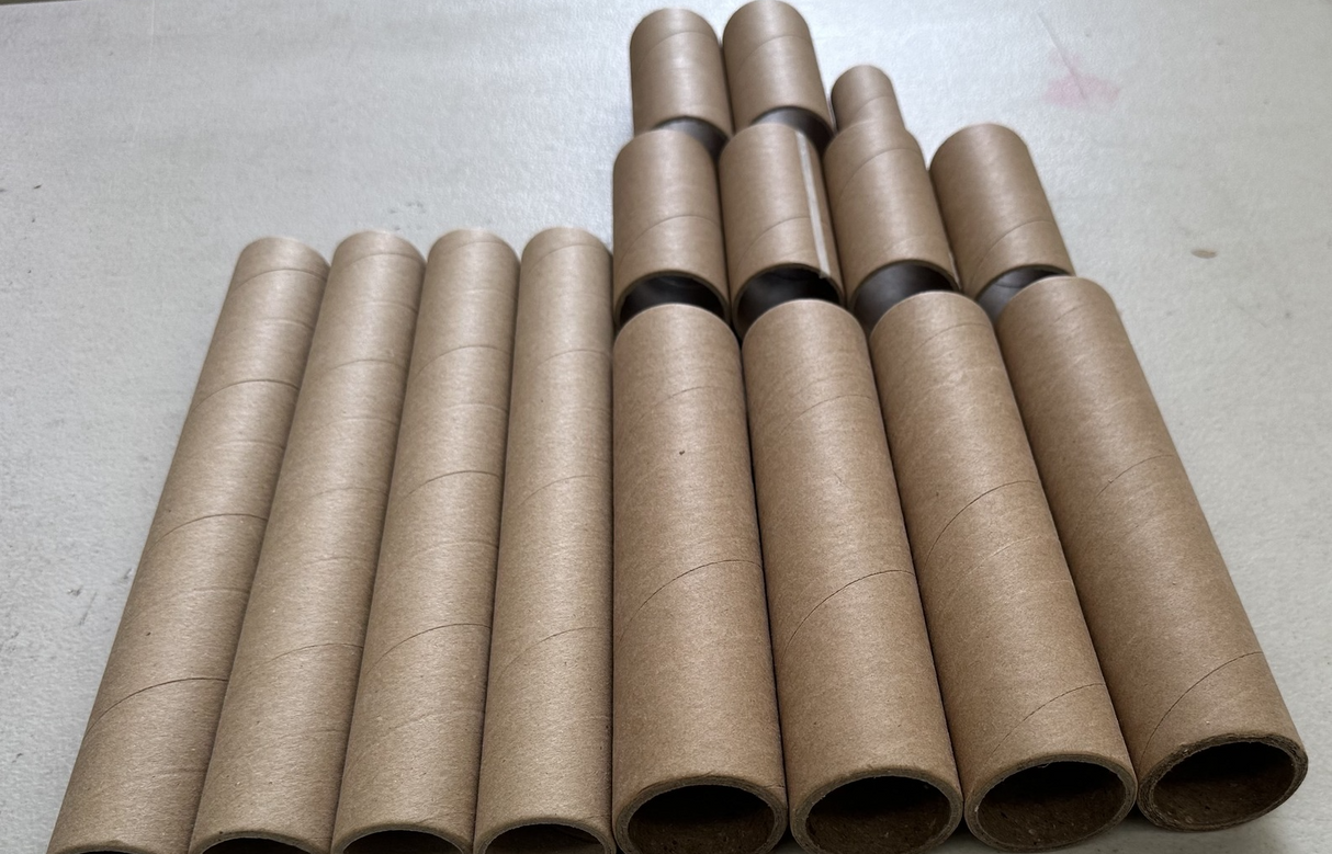 20x Brown Strong Cardboard Paper Tubes - Arts, Crafts, Schools, Packaging & DIY (Assorted Lengths)
