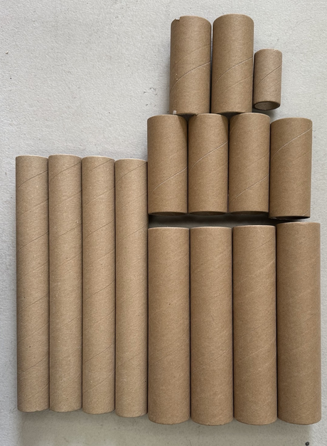 20+ Strong Cardboard Tubes Paper Roll Tubes for Art, Crafts, School, Packaging