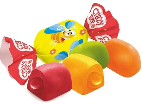 ROSHEN 1kg Crazy Bee Soft Gummies Lollies + 10x AVK Chocolate Pralines - Made in Ukraine