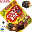 ROSHEN 1kg Crazy Bee Soft Gummies Lollies + 10x AVK Chocolate Pralines - Made in Ukraine