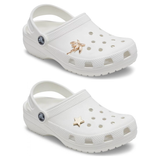 2-Pack Crocs Gold Palm Tree & Star Jibbitz Shoe Charms - 100% Authentic