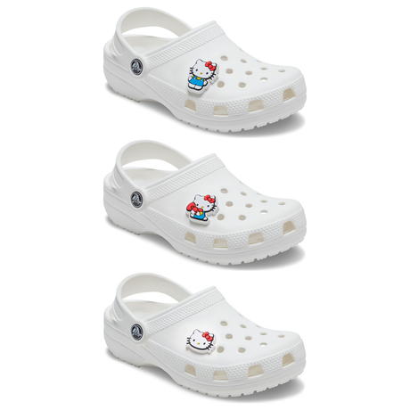 3-Pack Crocs Hello Kitty Jibbitz Shoe Charms - 100% Authentic