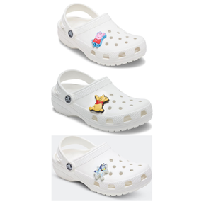 3-Pack Crocs Peppa Pig, Winnie The Pooh & Bluey Jibbitz Shoe Charms - 100% Authentic