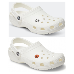 2-Pack Crocs Soccer & Basketball Jibbitz Shoe Charms - 100% Authentic