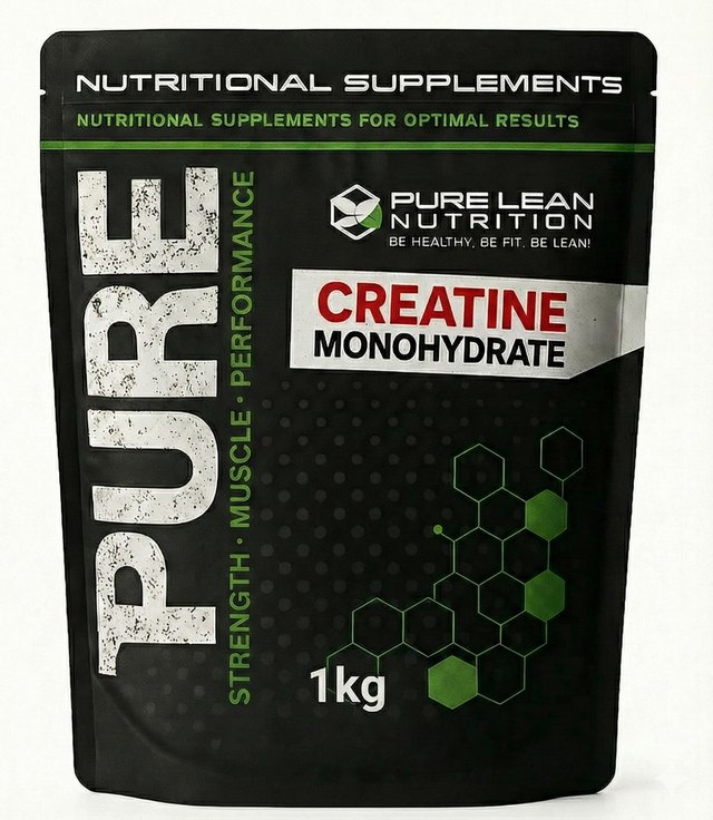 1KG Pure Lean Nutrition Creatine Monohydrate Powder - (HPLC Tested Gym Supplement)