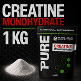 1KG Pure Lean Nutrition Creatine Monohydrate Powder - (HPLC Tested Gym Supplement)