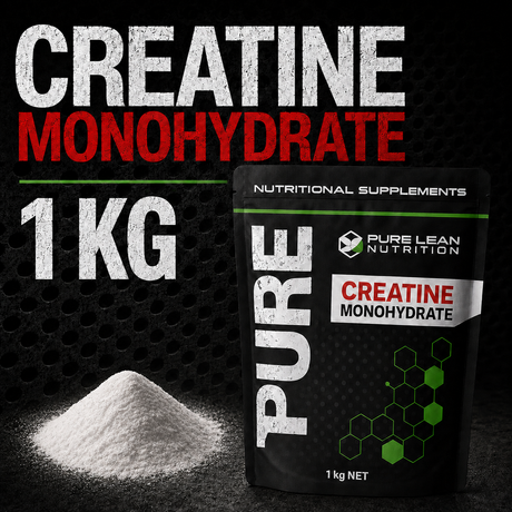 1KG Pure Lean Nutrition Creatine Monohydrate Powder - (HPLC Tested Gym Supplement)