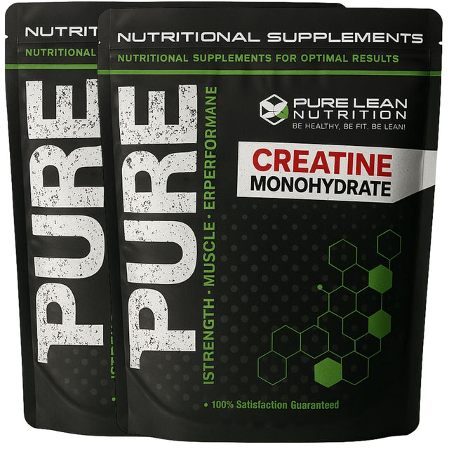 2KG Pure Lean Nutrition Creatine Monohydrate Powder Bulk - Micronised (HPLC Tested Gym Supplement)