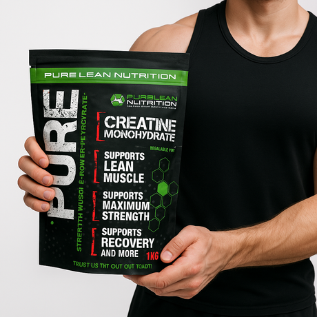 4KG Pure Lean Nutrition Creatine Monohydrate Powder Bulk Pack - Micronised (HPLC Tested Gym Supplement)