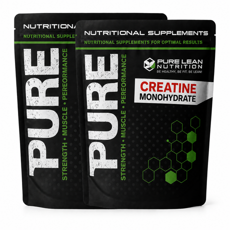2KG Pure Lean Nutrition Creatine Monohydrate Powder Bulk - Micronised (HPLC Tested Gym Supplement)