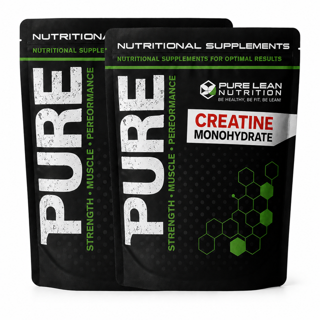 2KG Pure Lean Nutrition Creatine Monohydrate Powder Bulk - Micronised (HPLC Tested Gym Supplement)