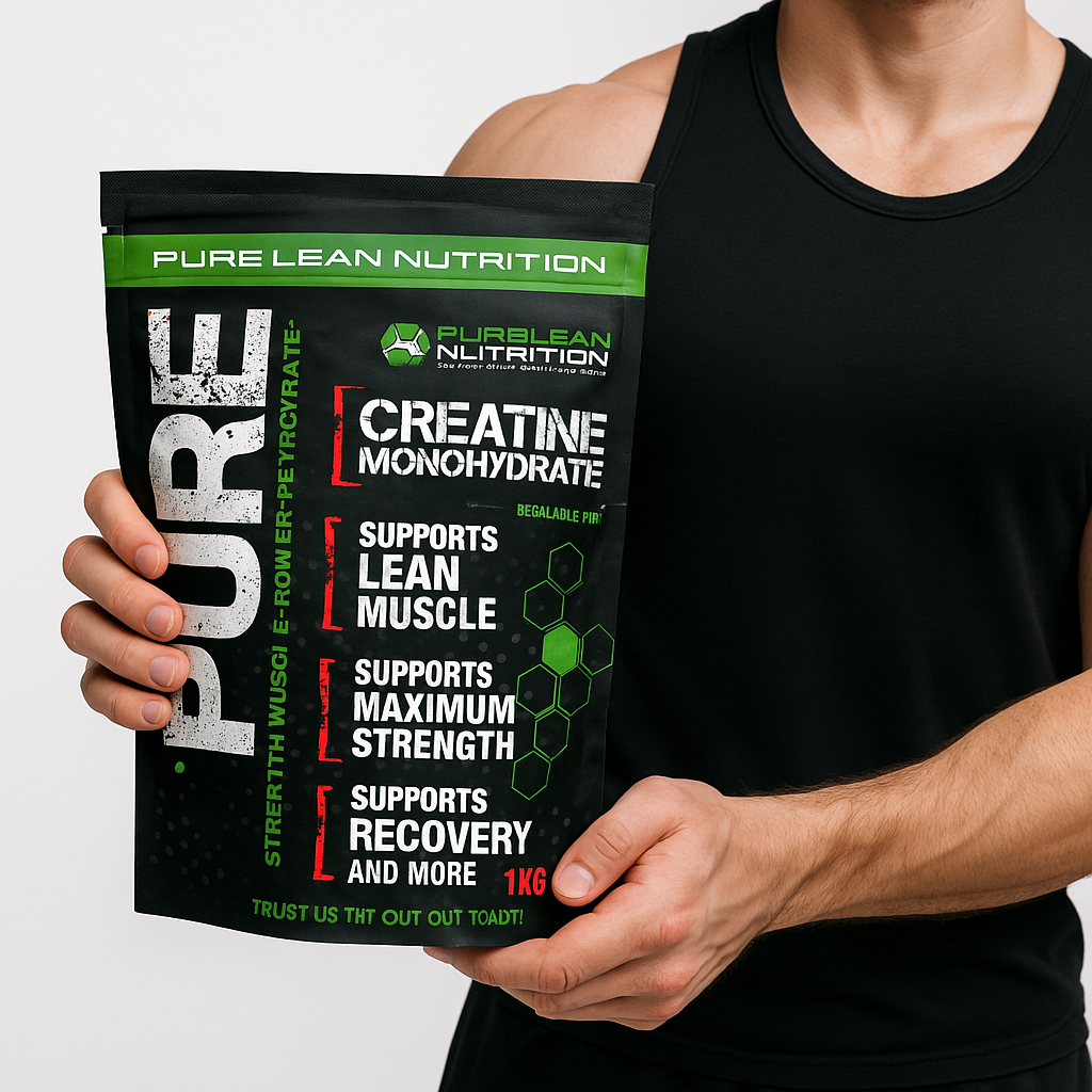 2KG Pure Lean Nutrition Creatine Monohydrate Powder Bulk - Micronised (HPLC Tested Gym Supplement)