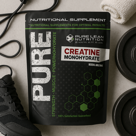 4KG Pure Lean Nutrition Creatine Monohydrate Powder Bulk Pack - Micronised (HPLC Tested Gym Supplement)