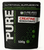 500g Pure Lean Nutrition Creatine Monohydrate Powder - Micronised (HPLC Tested Gym Supplement)