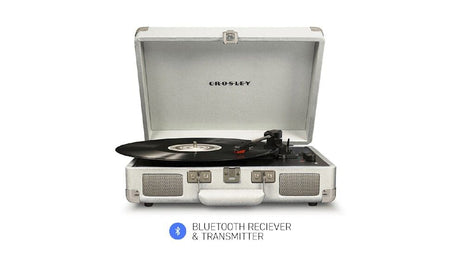 Crosley Cruiser Bluetooth Portable Turntable - White Sands