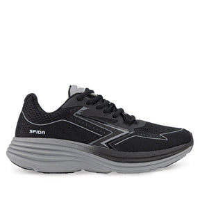 Sfida Cruze Mens Runners - Black/Grey (Walking/Running Shoes) - BLACK/GREY