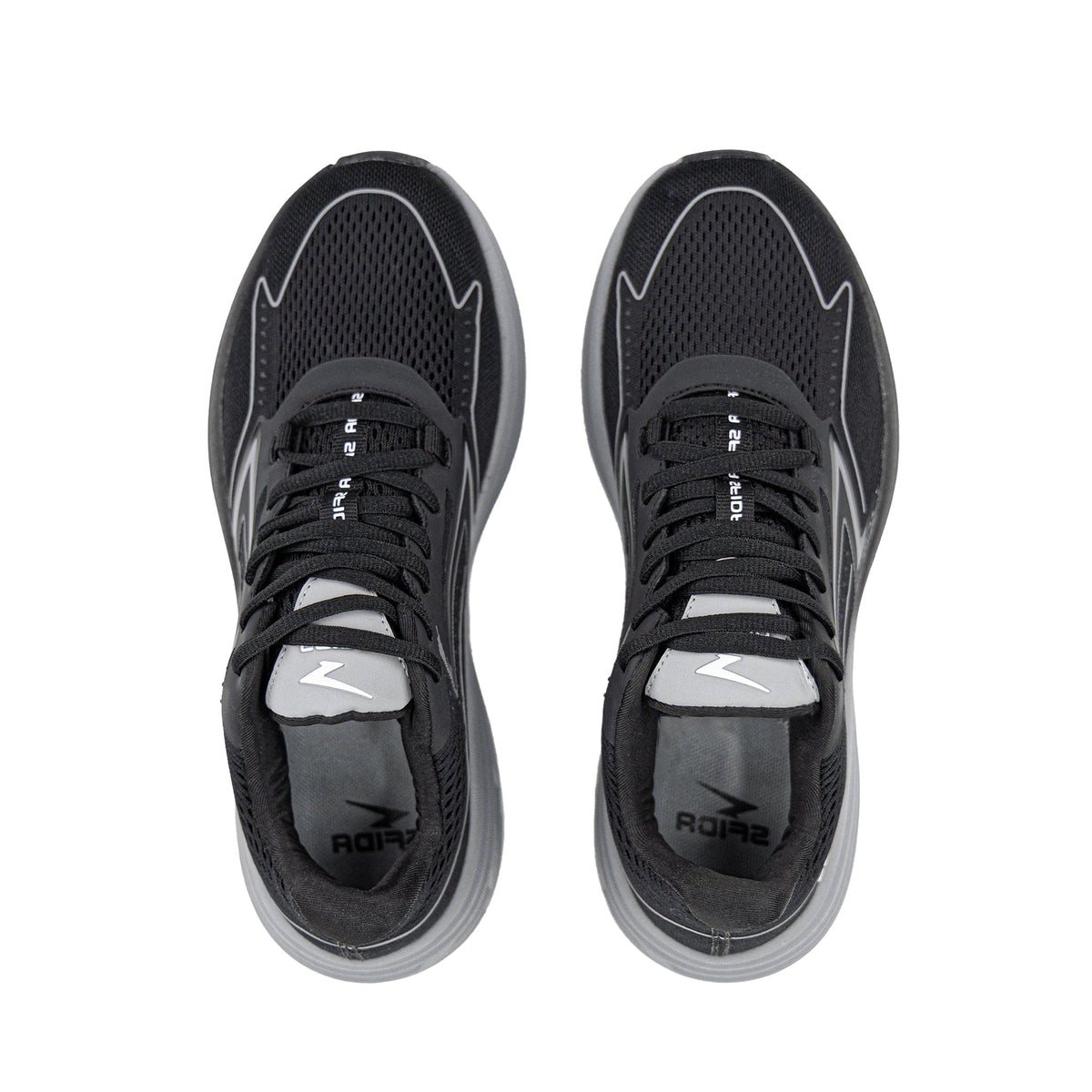 Sfida Cruze Mens Runners - Black/Grey (Walking/Running Shoes)