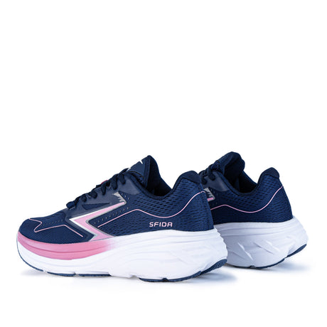 Sfida Cruze Womens Runners - Navy/Pink (Walking/Running Shoes)