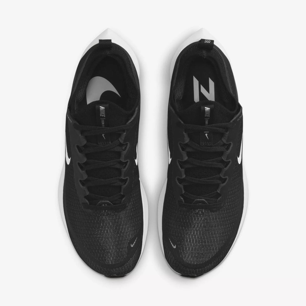 Nike Womens Zoom Fly 4 Running Shoes Sneakers - Black/White-Off Noir-Anthracite