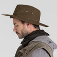 Craghoppers Kiwi Ranger Wide Brim Hat Unisex UPF50+ Water Repellent Anti-Insect in Dark Moss - S/M