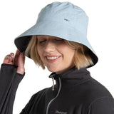 Craghoppers NosiLife Sun Hat III Unisex UPF 50+ Reversible Travel Hat in Black Pepper/Niagara Blue